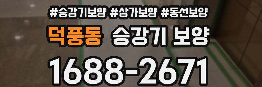 덕풍동 승강기 보양