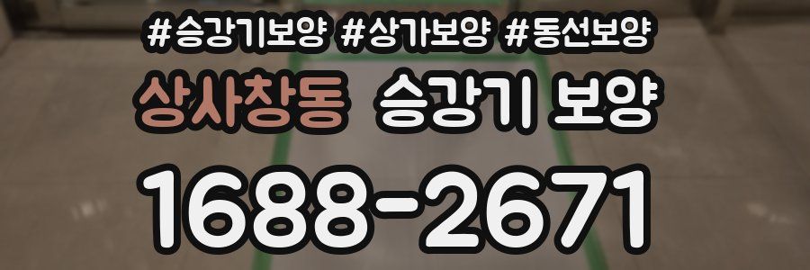 상사창동 승강기 보양