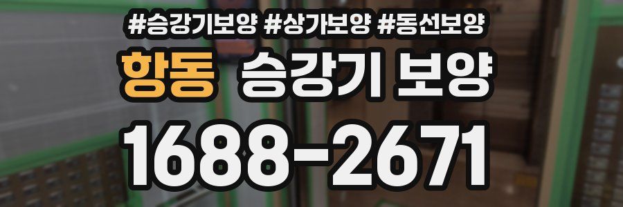 항동 승강기 보양