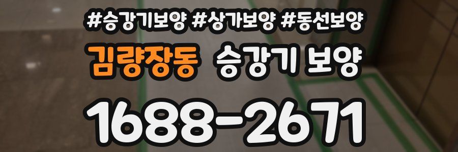 김량장동 승강기 보양