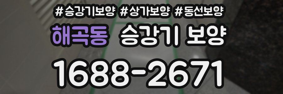 해곡동 승강기 보양