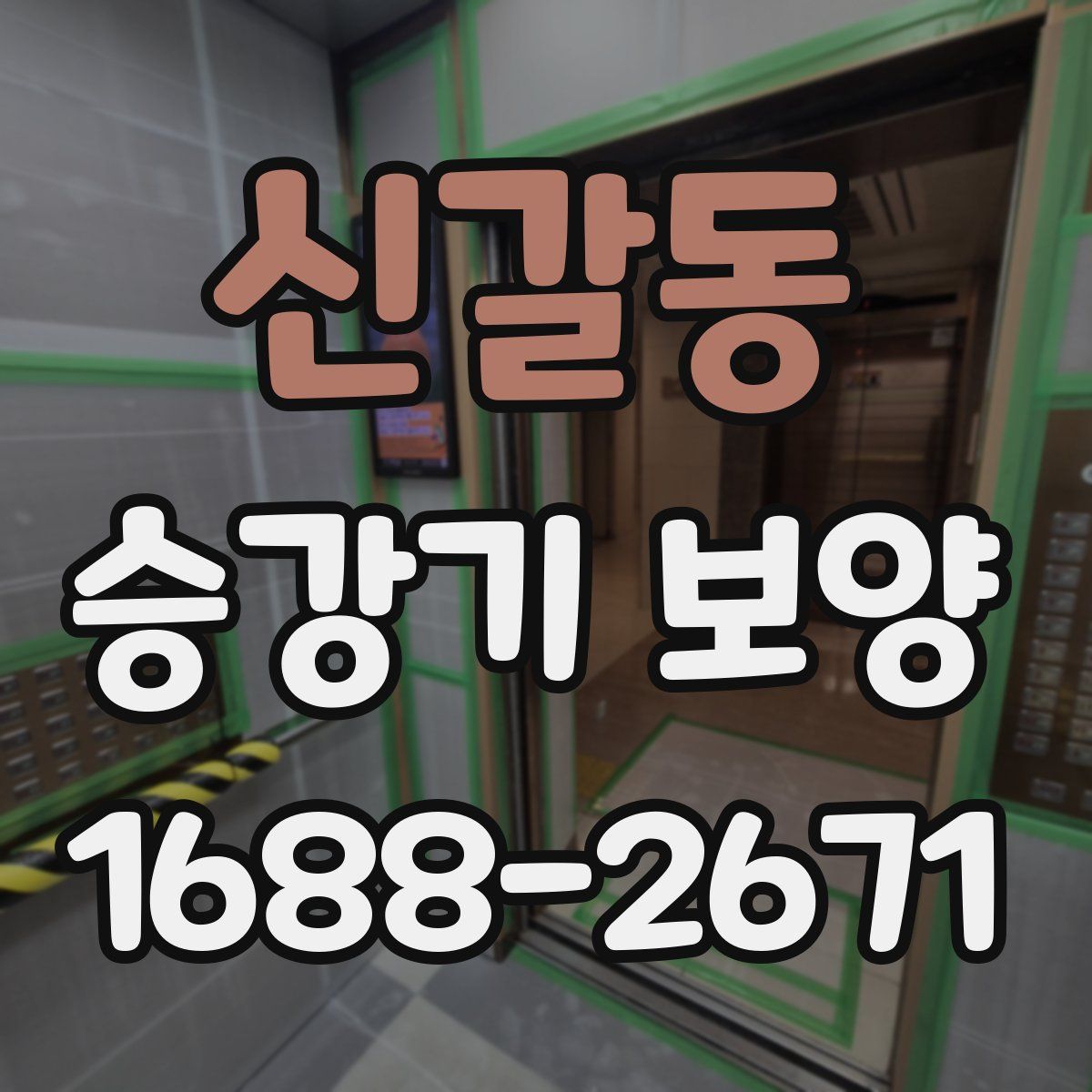 신갈동 승강기 보양