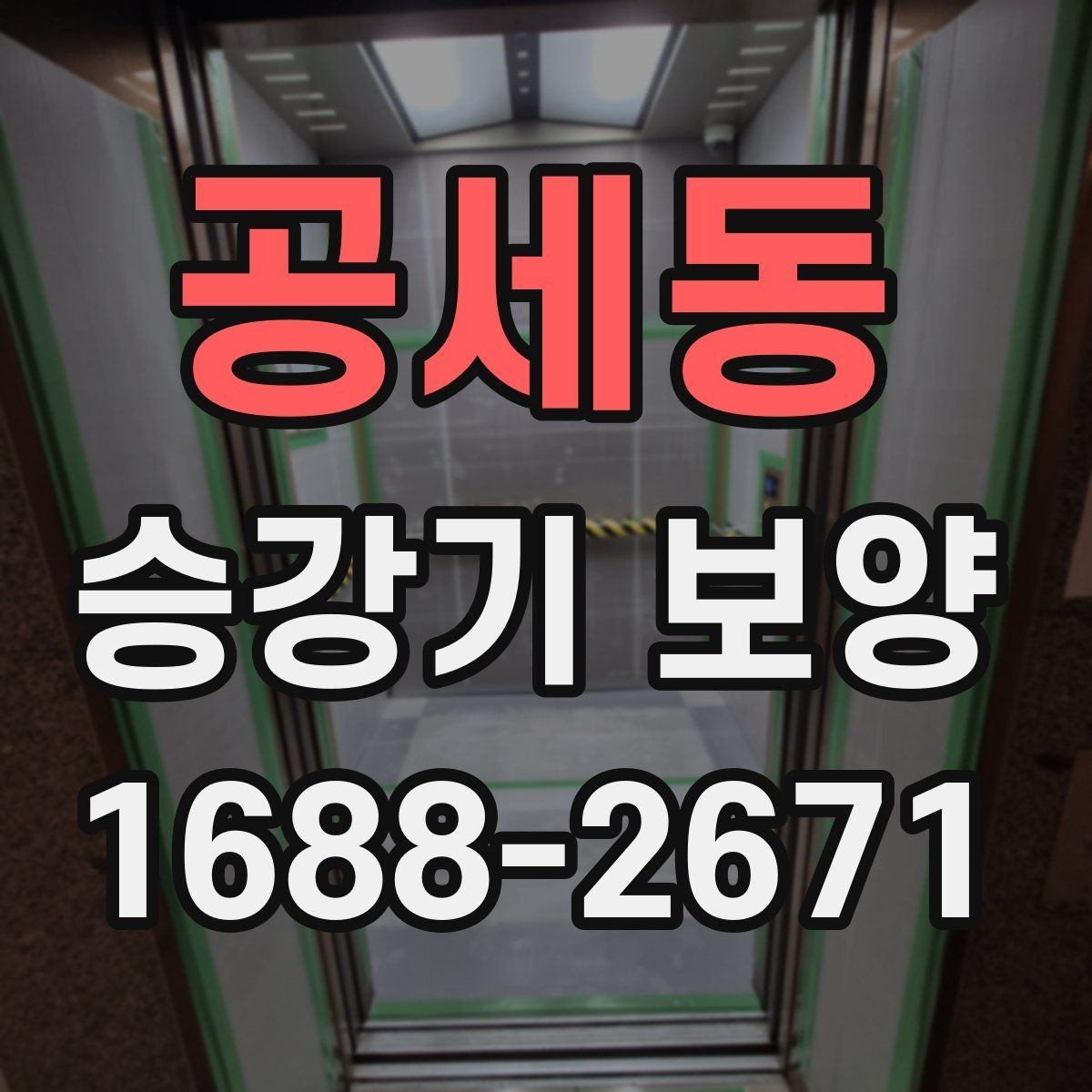 공세동 승강기 보양 전후 비교로 보는 효과