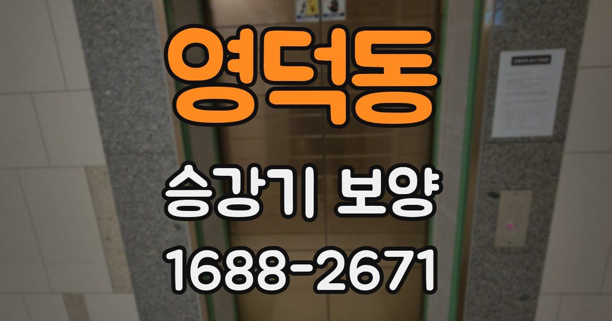 영덕동 승강기 보양