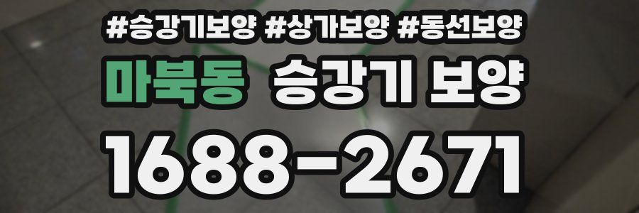 마북동 승강기 보양