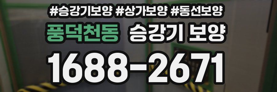 풍덕천동 승강기 보양