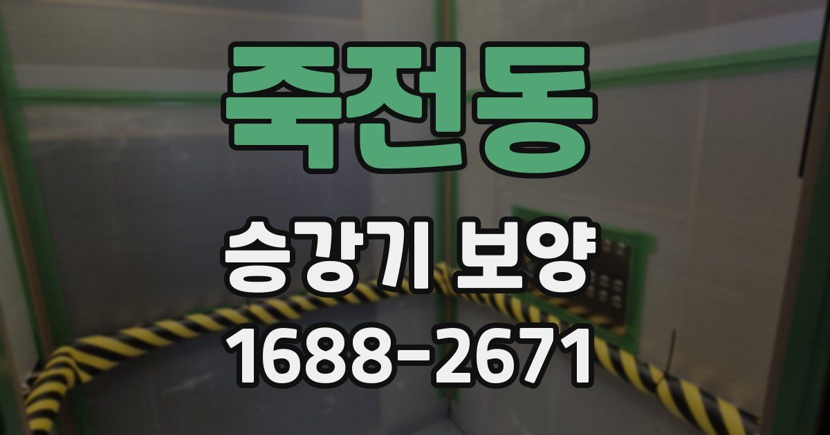 죽전동 승강기 보양