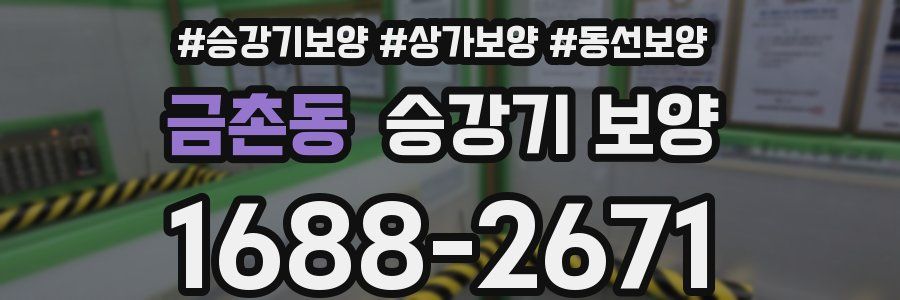 금촌동 승강기 보양