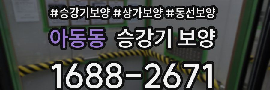 아동동 승강기 보양