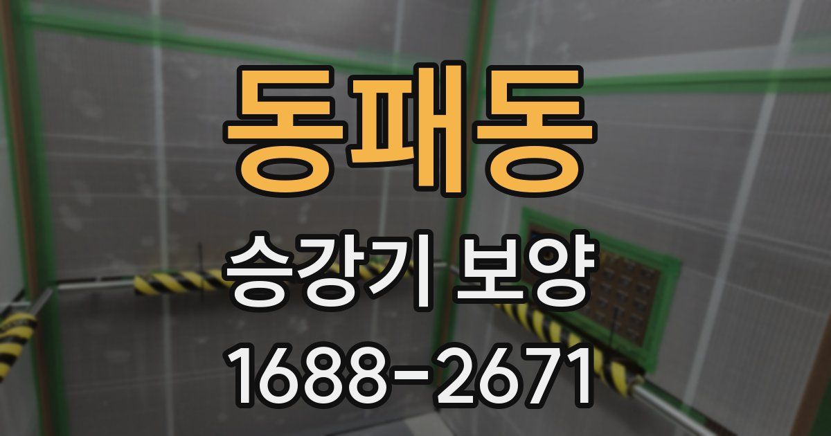 동패동 승강기 보양