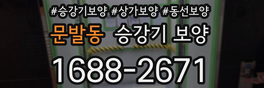 문발동 승강기 보양