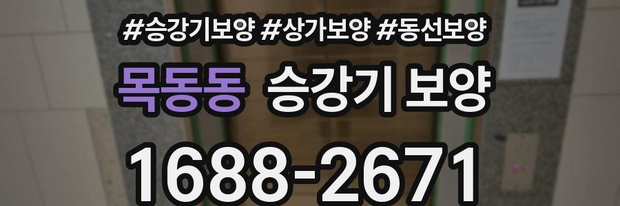 목동동 승강기 보양