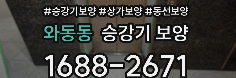 와동동 승강기 보양