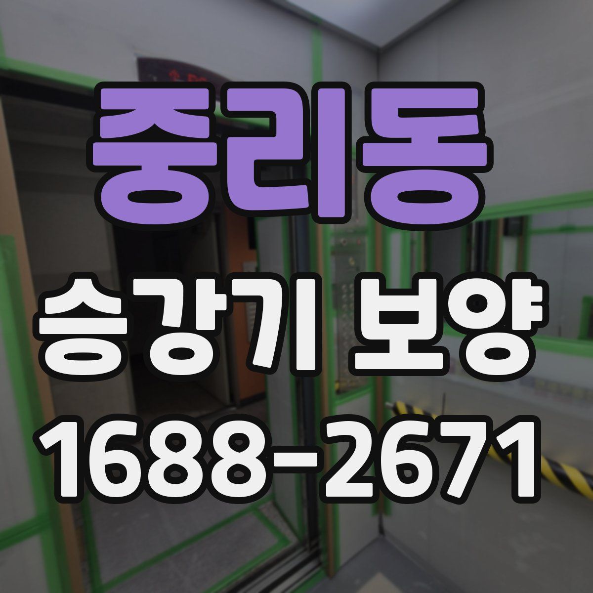 중리동 승강기 보양