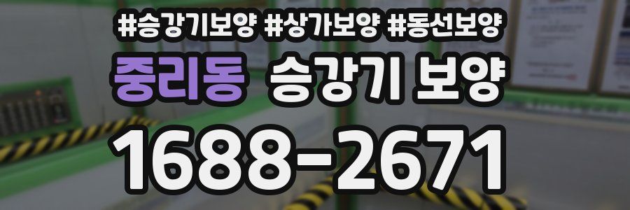 중리동 승강기 보양