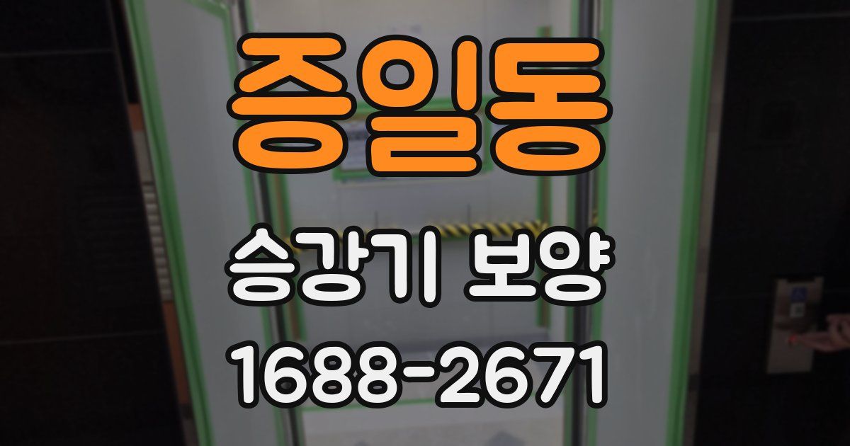 증일동 승강기 보양