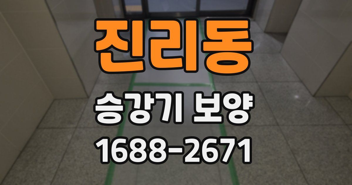 진리동 승강기 보양