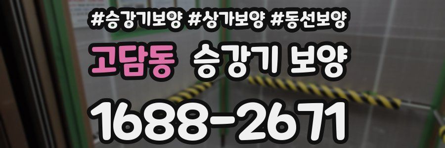 고담동 승강기 보양