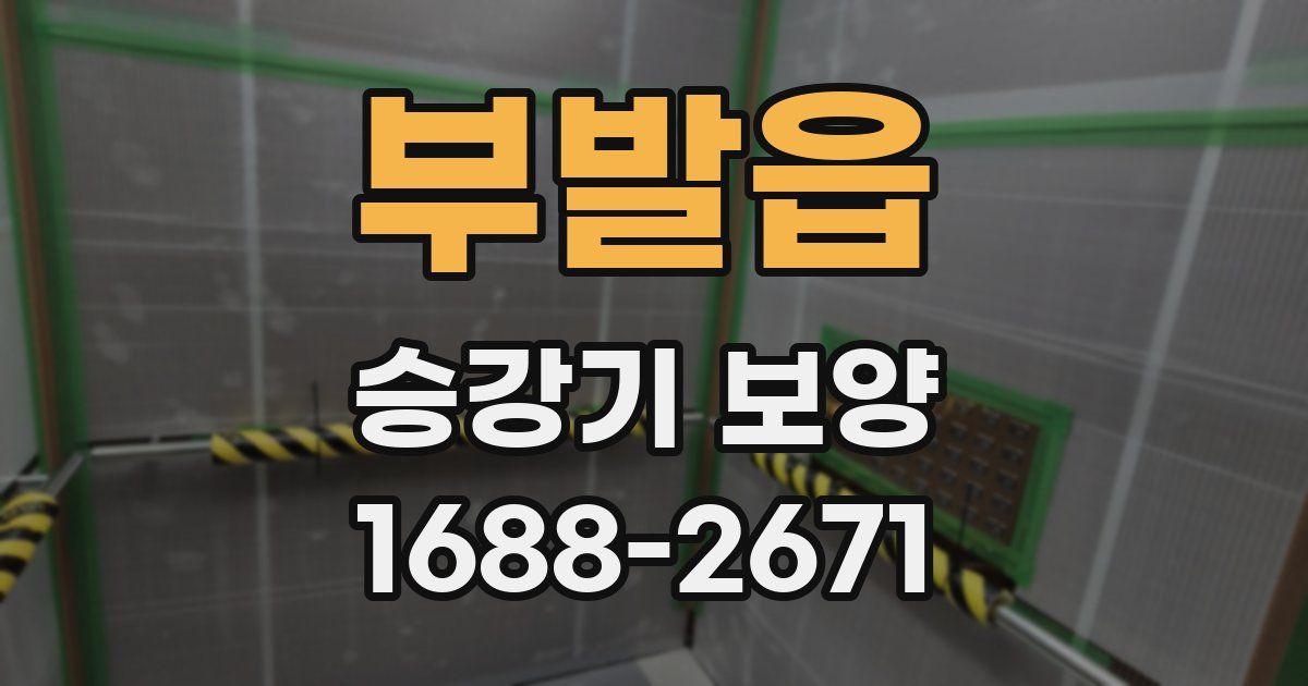 부발읍 승강기 보양