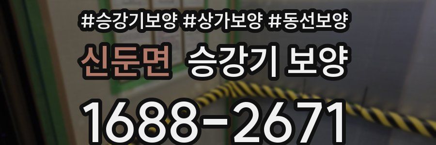 신둔면 승강기 보양