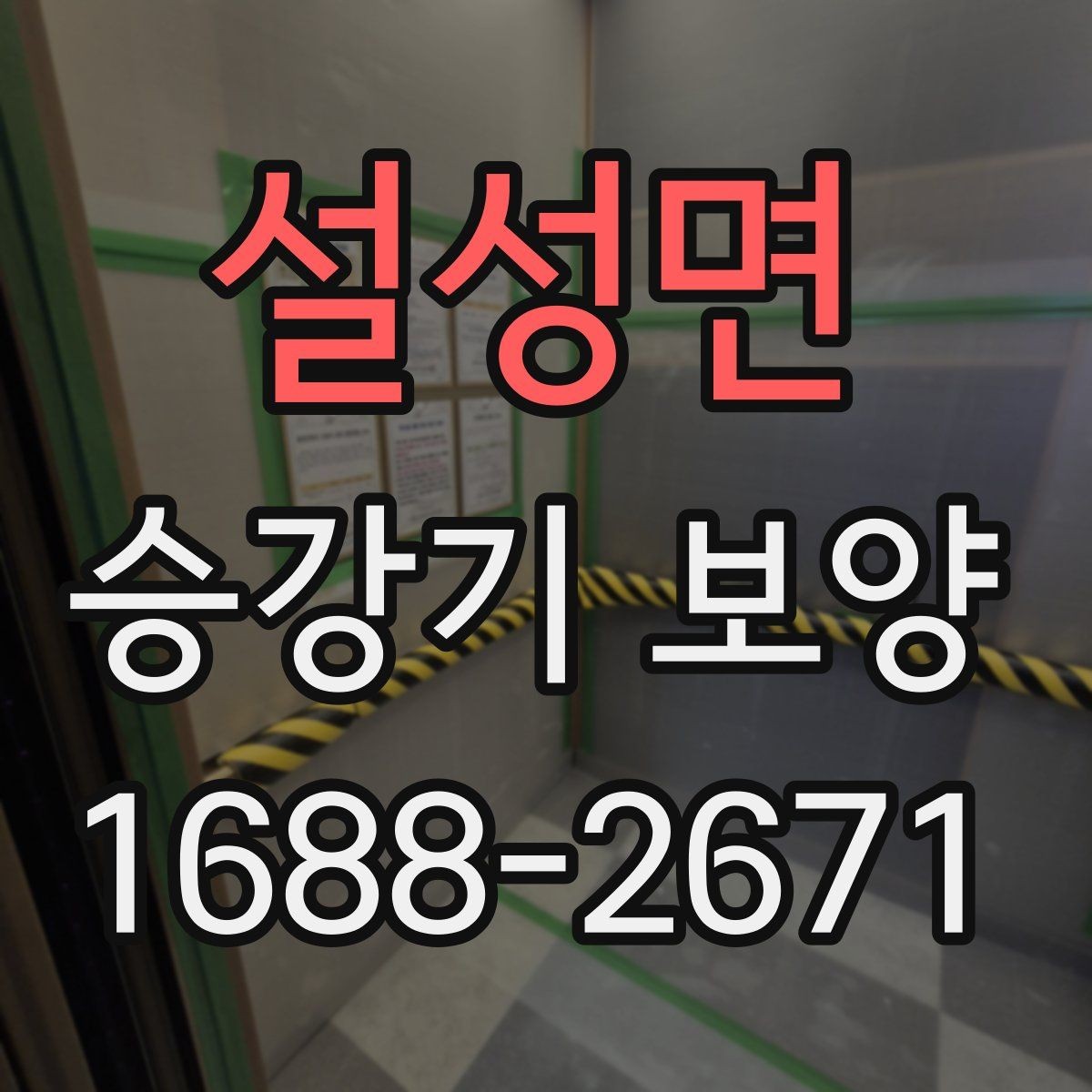 설성면 승강기 보양 관련 견적 확인 포인트