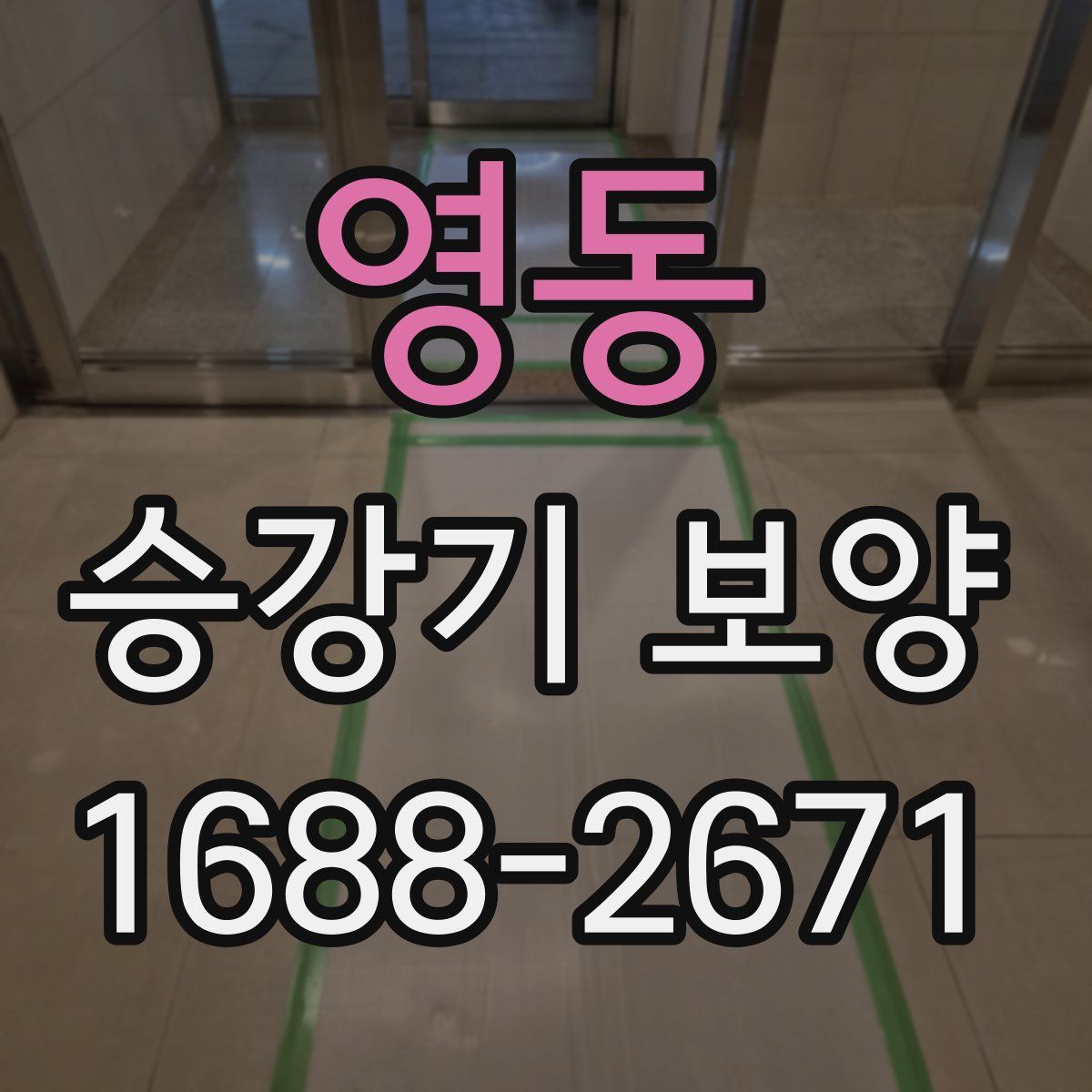 영동 승강기 보양