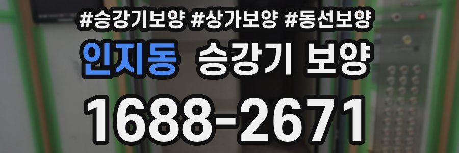 인지동 승강기 보양