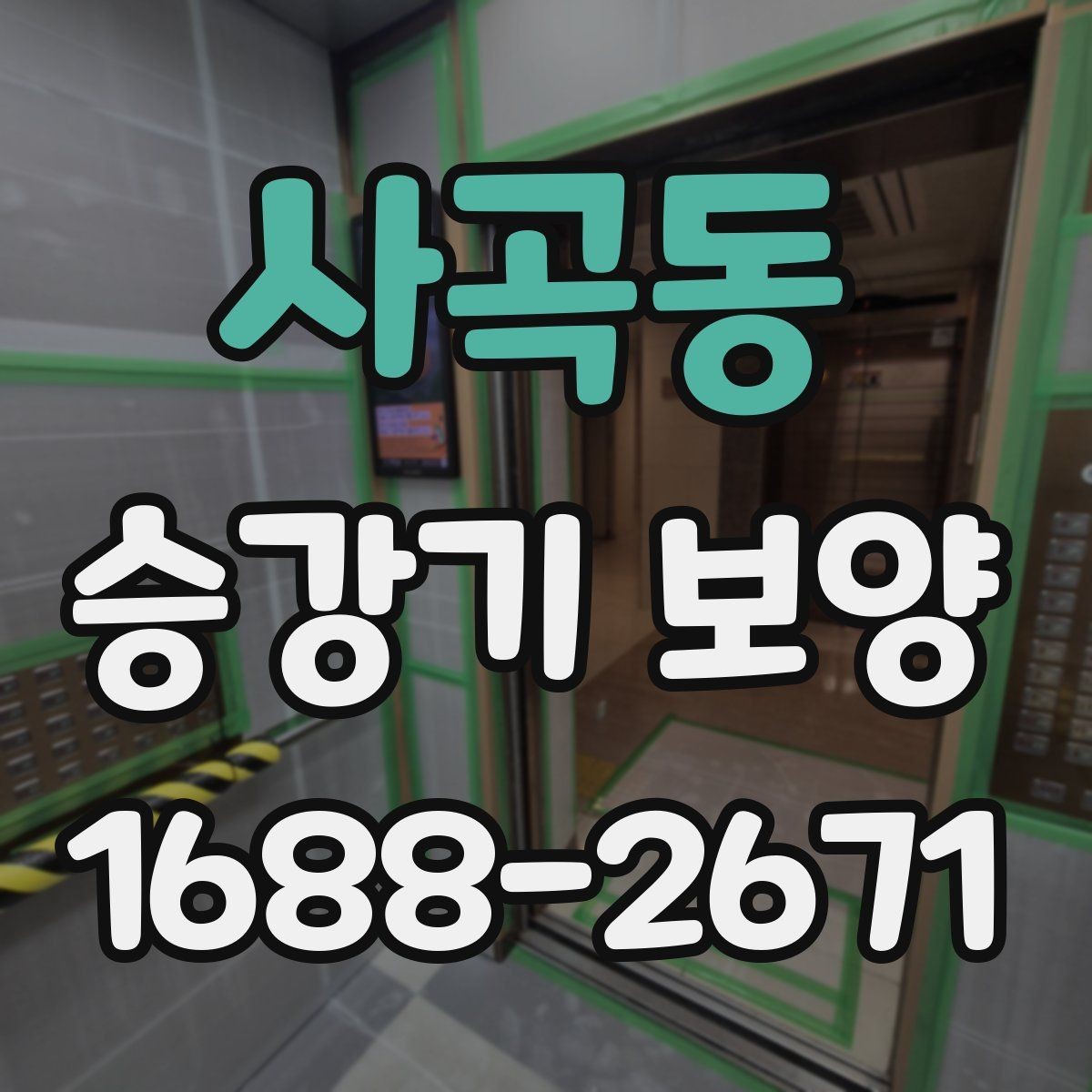 사곡동 승강기 보양 진행 순서와 준비 과정
