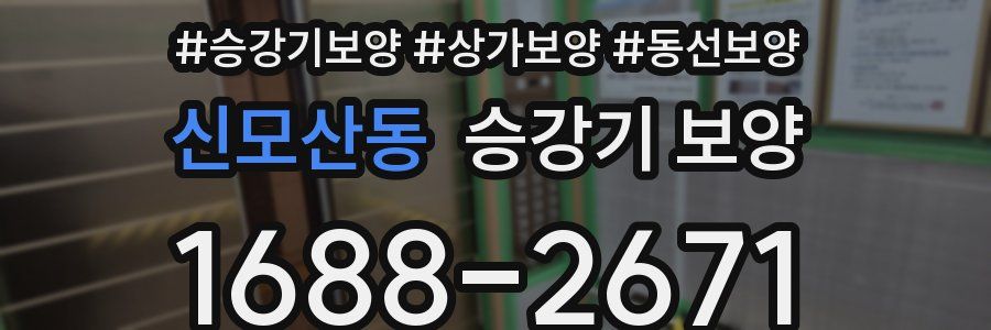 신모산동 승강기 보양