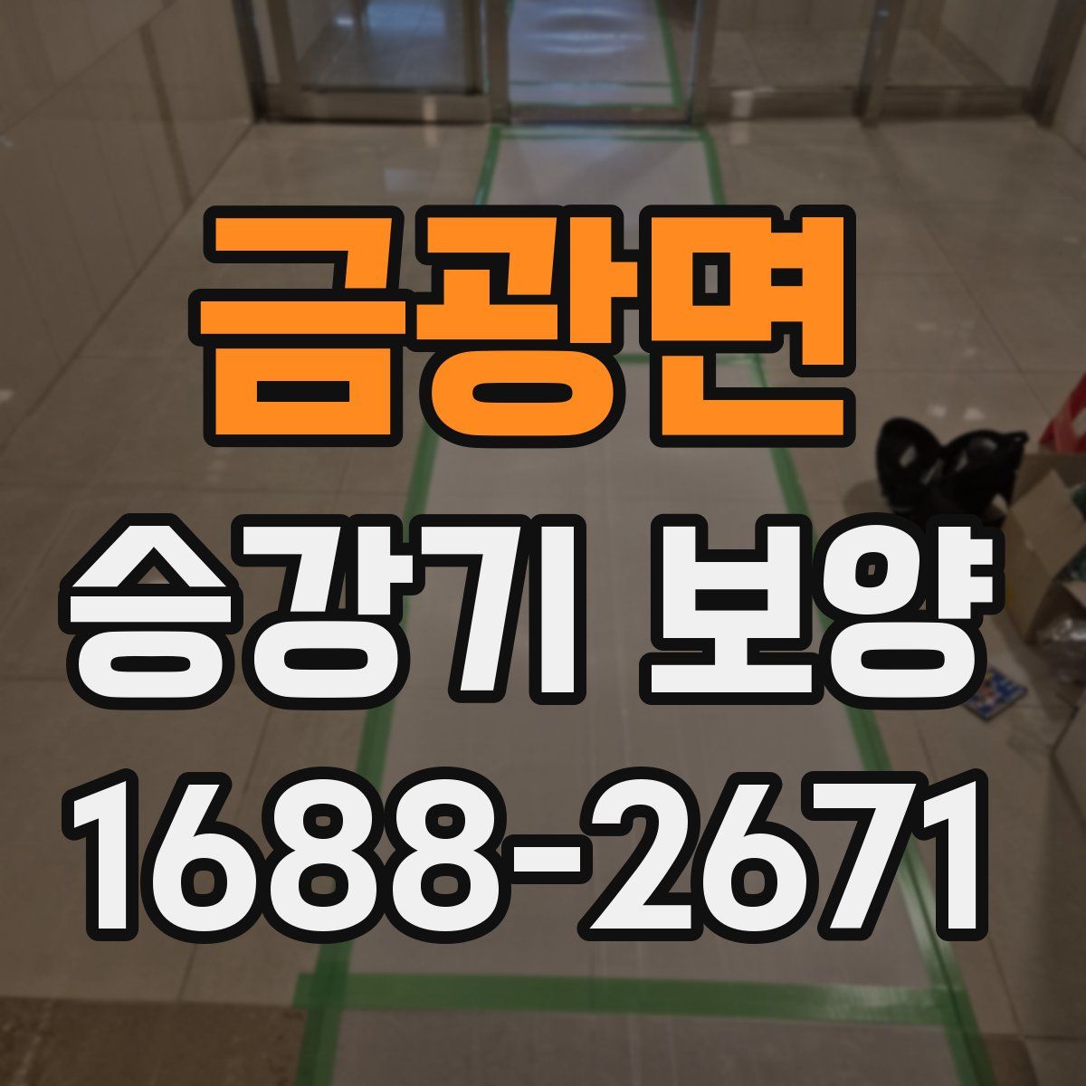 금광면 승강기 보양