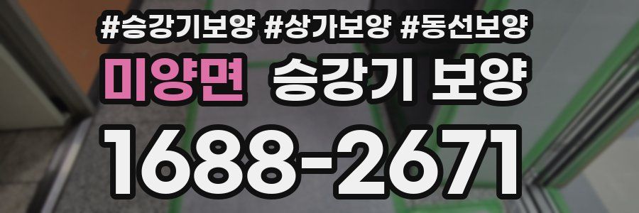 미양면 승강기 보양
