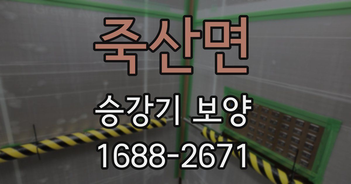 죽산면 승강기 보양
