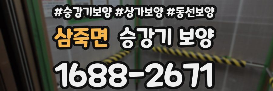 삼죽면 승강기 보양