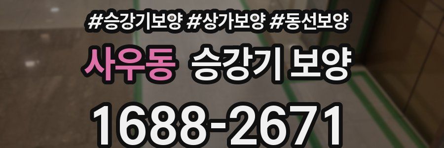 사우동 승강기 보양