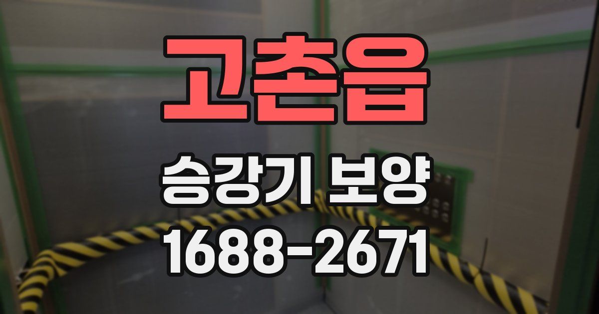 고촌읍 승강기 보양