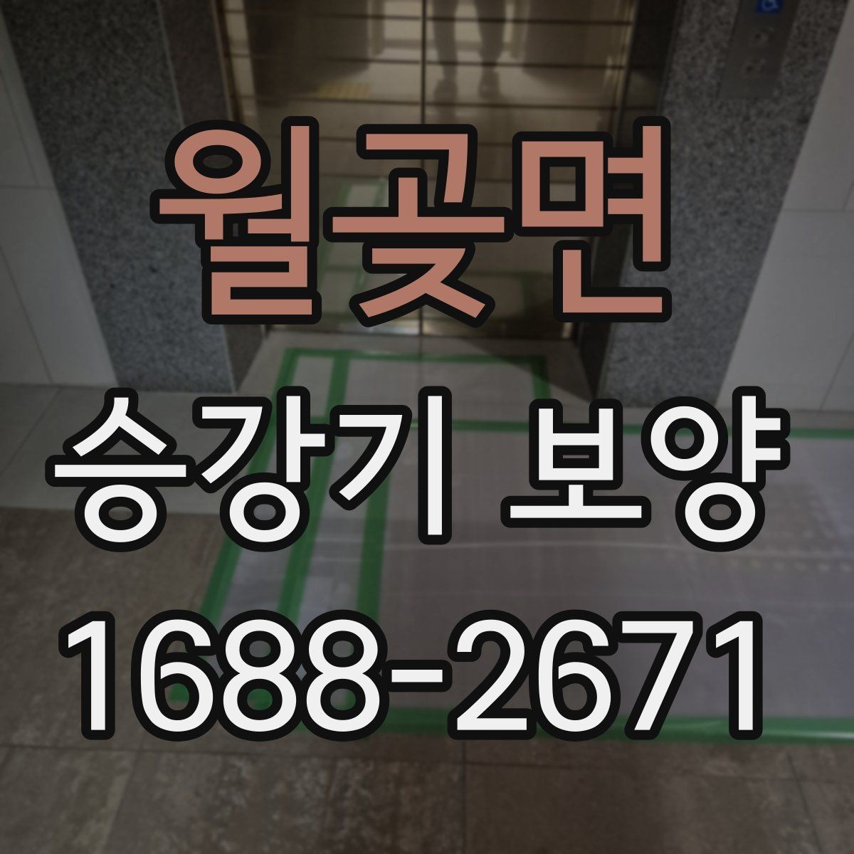 월곶면 승강기 보양 시 장비 반입 동선 정리
