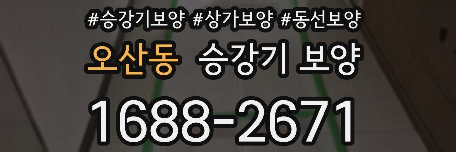 오산동 승강기 보양