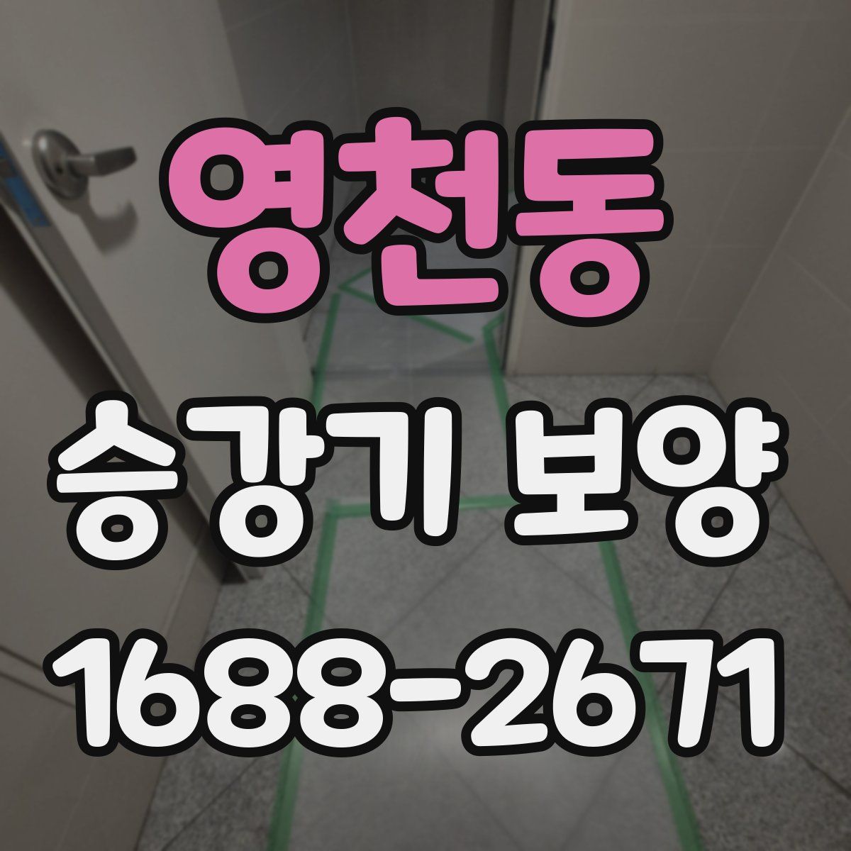 영천동 승강기 보양