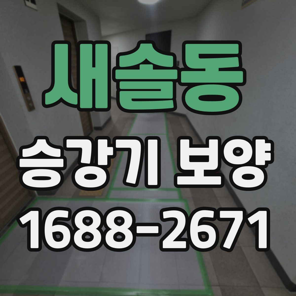 새솔동 승강기 보양 과정에서 생길 수 있는 문제