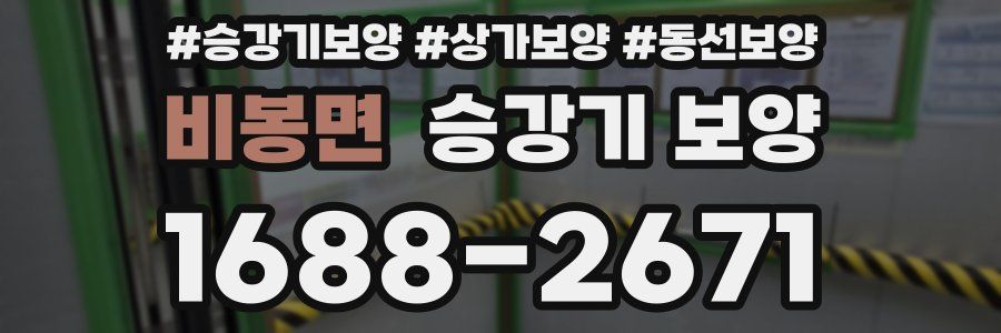 비봉면 승강기 보양