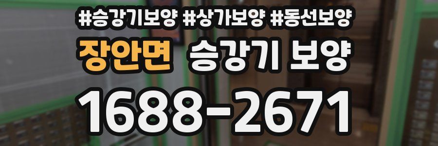 장안면 승강기 보양