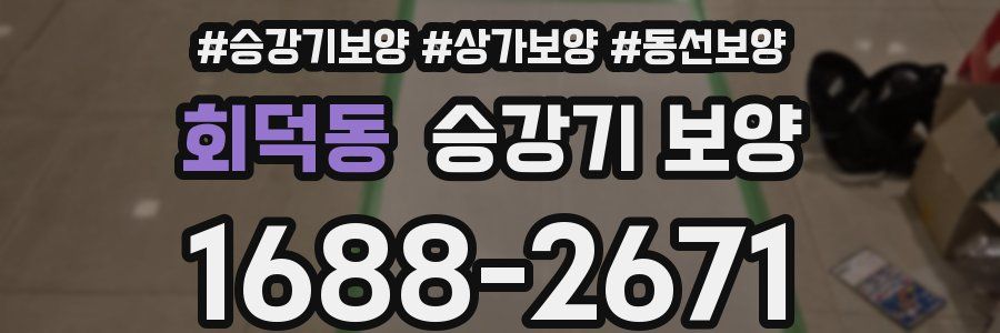 회덕동 승강기 보양