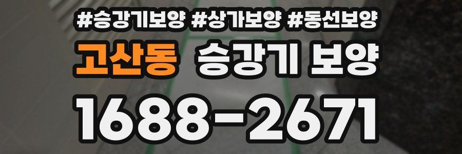 고산동 승강기 보양