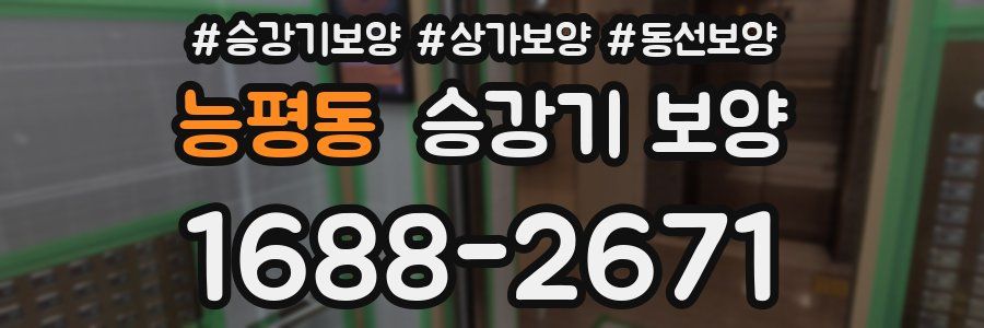 능평동 승강기 보양
