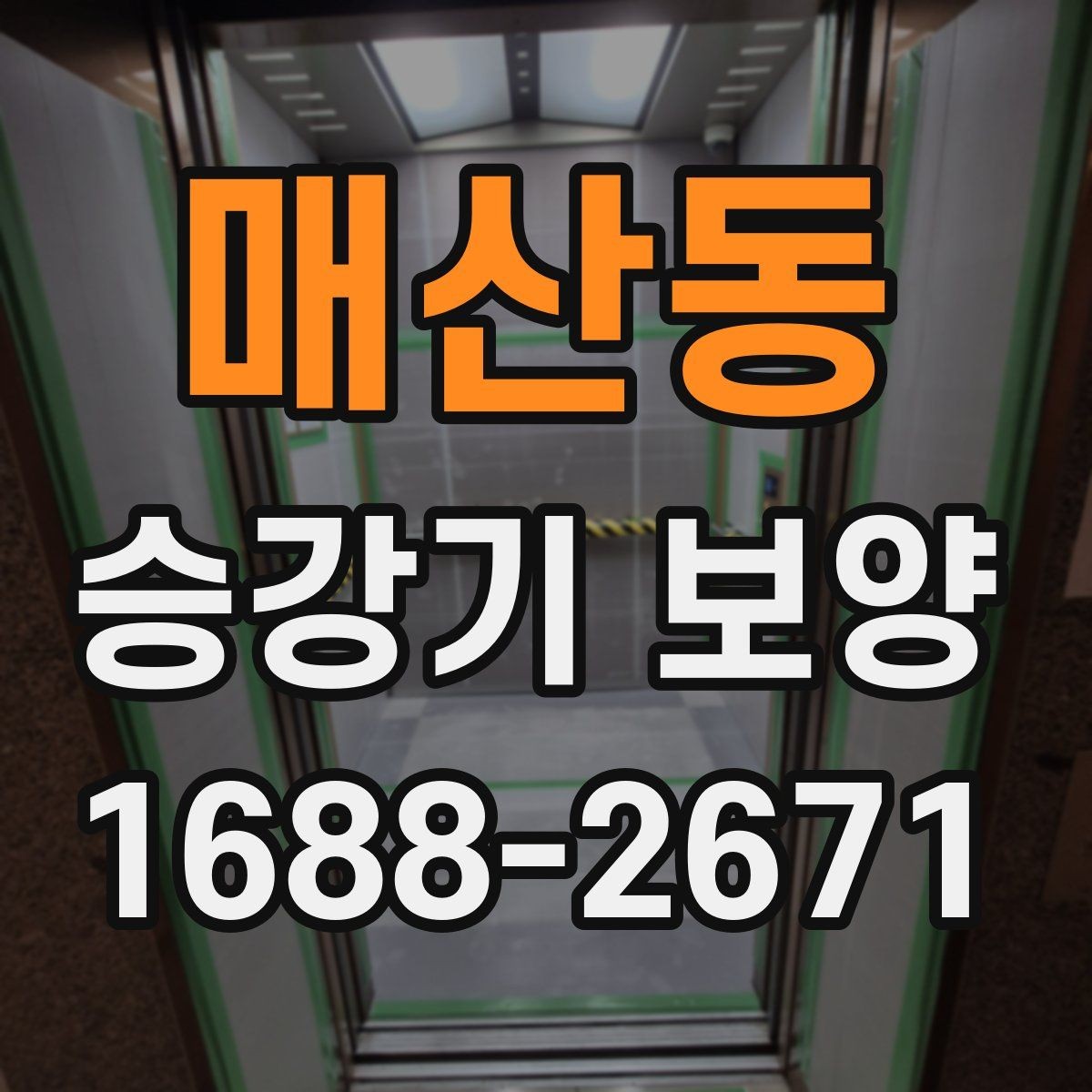 매산동 승강기 보양 품질 확인을 위한 현장 점검
