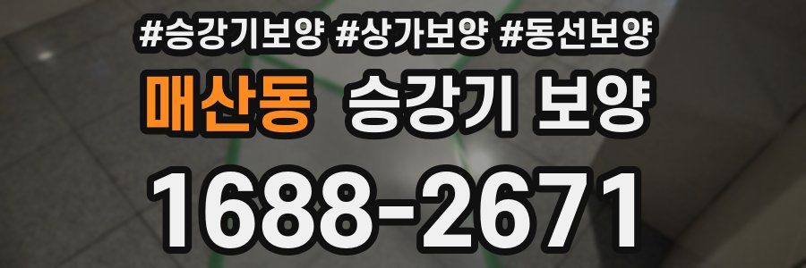 매산동 승강기 보양