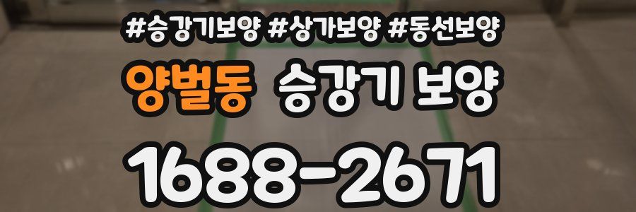 양벌동 승강기 보양