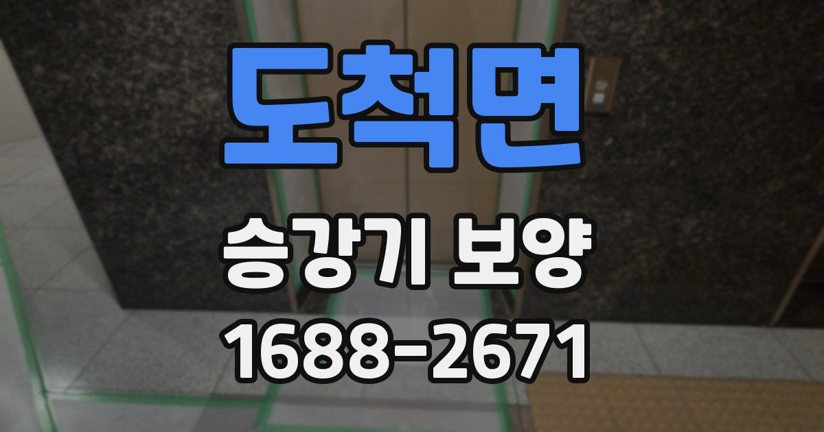 도척면 승강기 보양