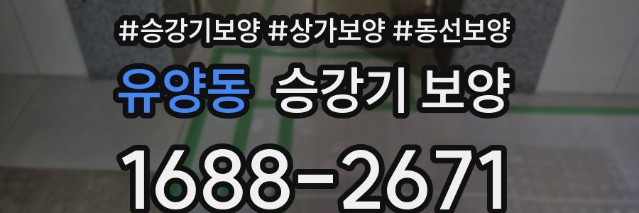 유양동 승강기 보양
