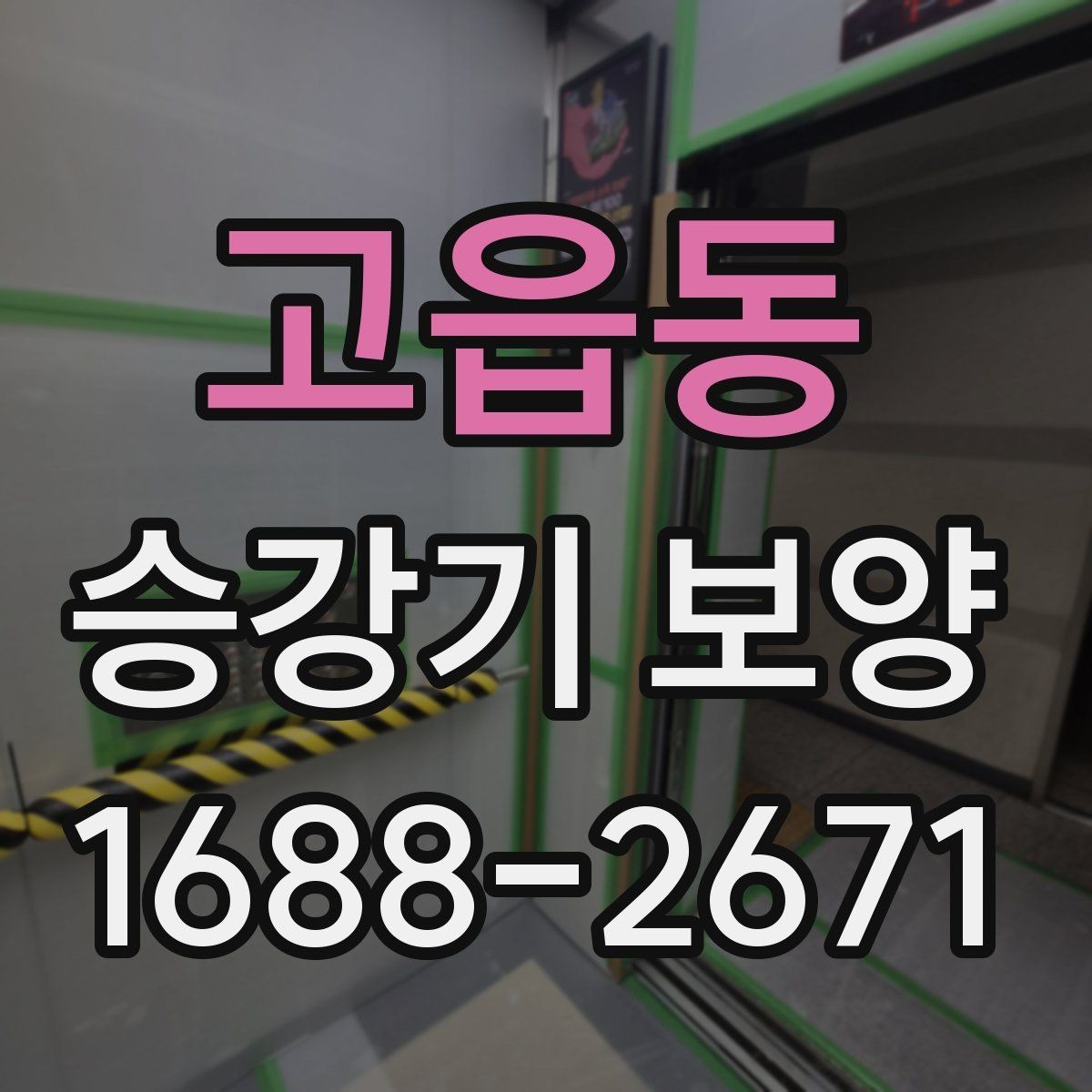 고읍동 승강기 보양 진행 시 발생하는 변수와 대처